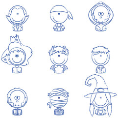 Halloween Character Avatars