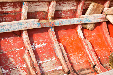 membrures  de barque traditionnelle rodriguaise