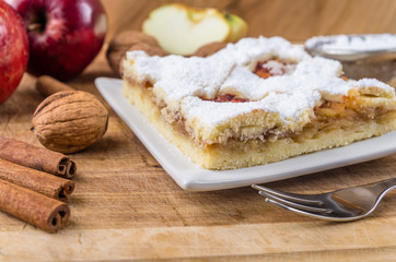 homemade apple cake