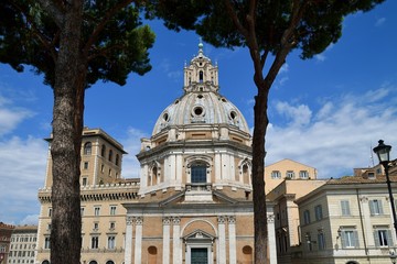 Fototapeta na wymiar Basilica Ulpia a Roma