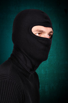 terrorist in mask