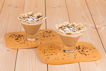 Fresh made Banana Milkshake