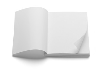 book notebook textbook white blank paper template