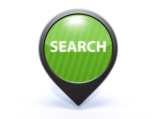 search pointer icon on white background