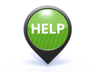 help pointer icon on white background