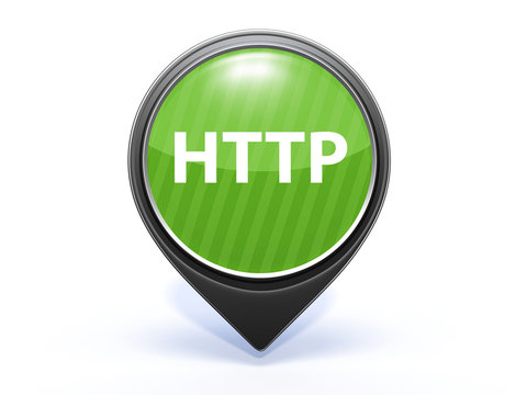 http pointer icon on white background