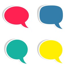 Sticky speech bubbles