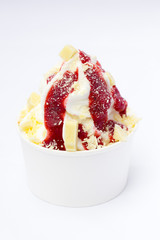 Frozen Yoghurt Erdbeere