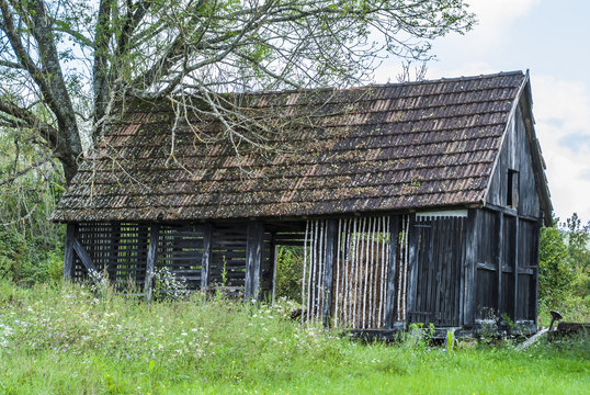 Old wooden barn
