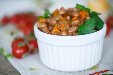 bean stew with vegetables