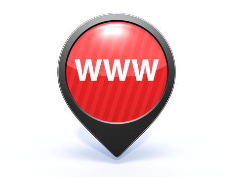 www pointer icon on white background