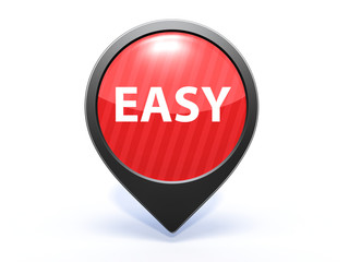 easy pointer icon on white background