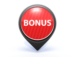 bonus pointer icon on white background
