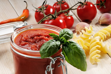 Ingredients for tomato sauce