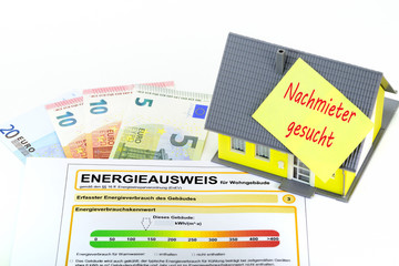 Haus Vermietung Nachmieter mit Energieausweis