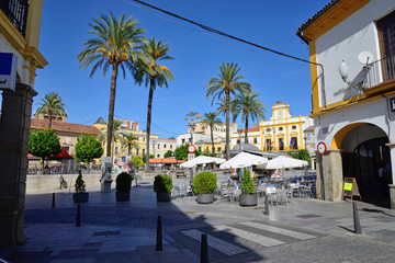 Fototapeta na wymiar Spain Square in Merida.