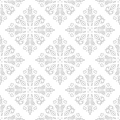 Damask Seamless Vector Pattern. Orient Background