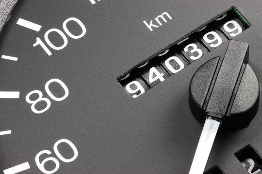 Kilometerstand eines Gebrauchtwagens