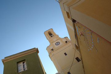 carloforte clock tower Sardinia San Pietro Italy