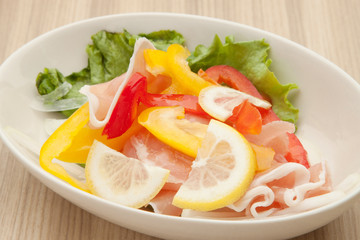 生ハムのマリネ