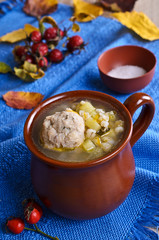 Thick soup
