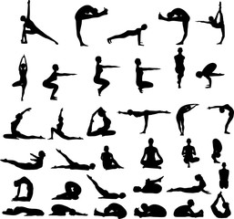 Yoga poses pack