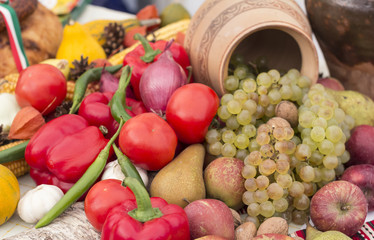 Seasonal fruits and vegetables