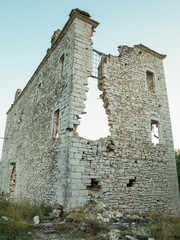Ruined building