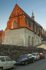 Poland, Kraków, Kazimierz, Wst End of St Catharine's Gothic Chu