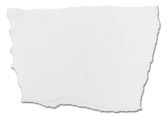 Obraz premium white paper ripped message background
