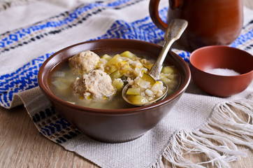 Thick soup