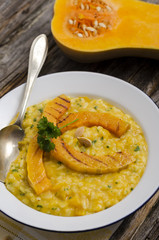 Risotto vom Butternusskürbis