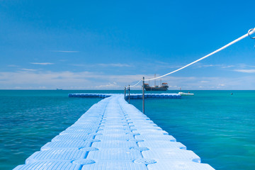 Obraz premium Calm Meditation Path filled with Love