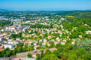 Vue panoramique sur des maisons