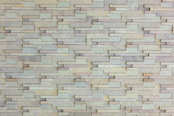 Pattern of modern stone brick wall
