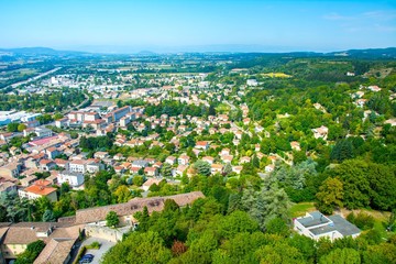 Vue panoramique sur des maisons
