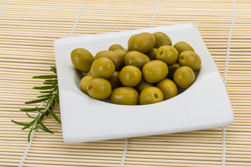 Green olives