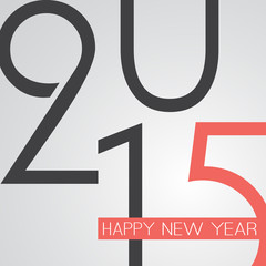 Retro New Year Card - 2015