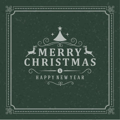 Christmas postcard ornament decoration background