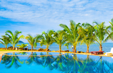 Obraz premium Resort Relaxation Paradise Pool