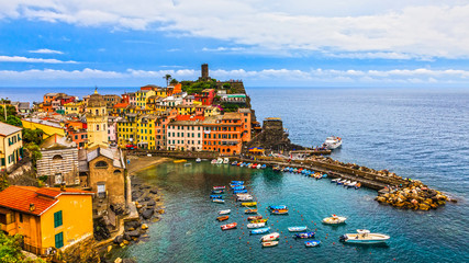 Vernazza Harbor in Cinque Terre