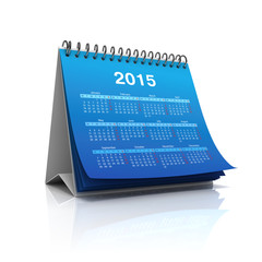 Desktop calendar for 2015 year