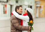 Young couple enjoying time together
