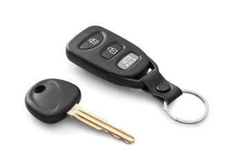 Car remote with key