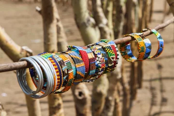 Fotobehang Masai traditional jewelry © BlueOrange Studio