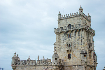 Fototapeta na wymiar Torre de Belém Lisboa (Turm von Belém Lissabon)