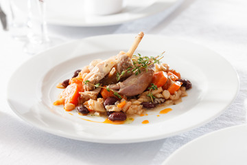 rabbit with vegetables