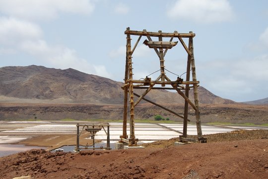 Les salines de Pedra Lume (Cap-Vert)