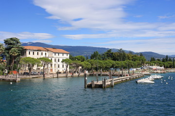 Fototapeta na wymiar The port of Maderno