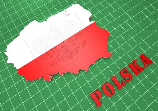 Map illustration of Poland